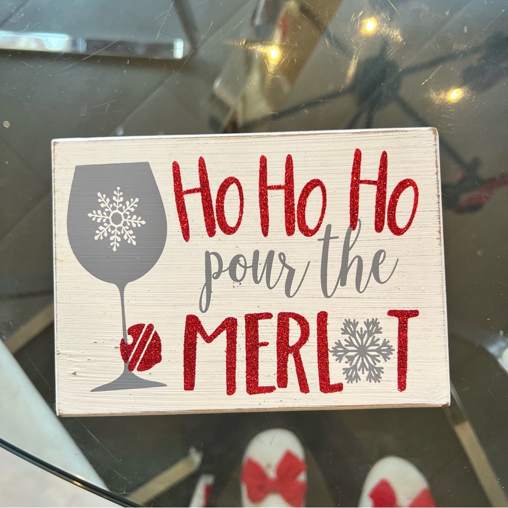 christmas wooden sign!
